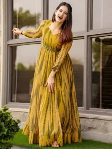 Raiyani Fashion  Women Printed Maxi Dress