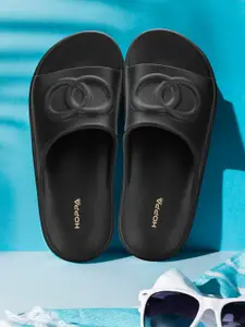 Hoppa Women Self Design Sliders