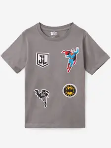The Souled Store Boys DC Comics Graphic Printed Round Neck Cotton T-shirt