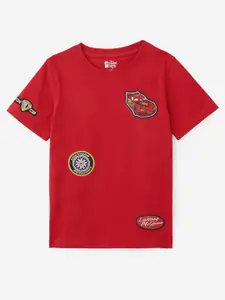 The Souled Store Boys Cars Graphic Printed Round Neck Cotton T-shirt