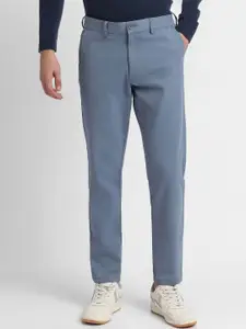 Dennis Lingo Men Cotton Mid Rise Formal Trousers