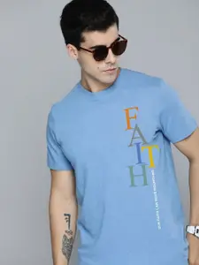 Moda Rapido Men Regular Fit Typography Printed Round Neck Cotton T-shirt