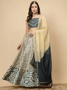 Utsav Fashion Embellished Sequinned Ready to Wear Lehenga & Choli With Dupatta
