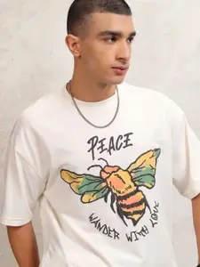 HIGHLANDER Men Printed Applique T-shirt