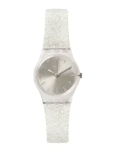 Swatch Women Dial & Bracelet Style Straps Analogue Watch LK343E-Transparent