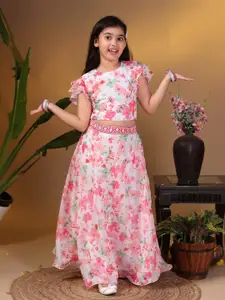 Sangria Printed Lehenga With Choli