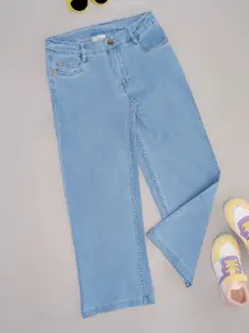 Pantaloons Junior Girls Mid-Rise Clean Look Flared Jeans