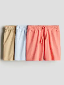 H&M Boys Pack Of 3 Cotton Jersey Shorts