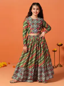 Sangria Girls Printed Lehenga Choli
