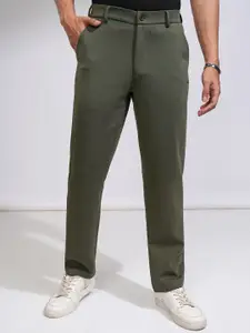 HIGHLANDER Men Relaxed Fit Cut Sew Knitted Formal Trouser