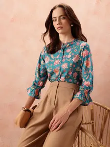 all about you Floral Opaque Printed Casual Shirt