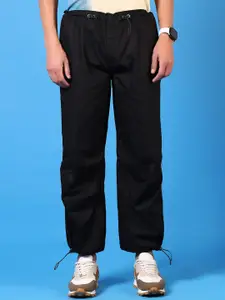 V-Mart Men Loose Fit Mid-Rise Cotton Parachute Trousers