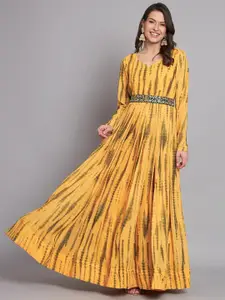 Raiyani Fashion Women Printed Fit & Flare Maxi Dress