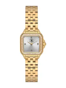 SANTA BARBARA POLO & RACQUET CLUB Women Square Dial Stainless Steel Watch SB.1.10597-2