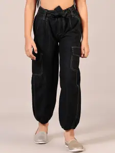 V-Mart Girls Regular Fit Mid-Rise Light Fade Jeans