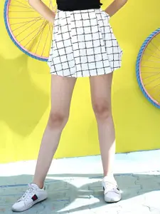 Sera Checked Mini Skorts