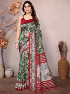 KALINI Floral Printed Saree