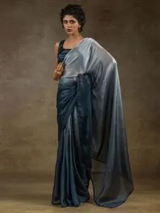 Saree mall Ombre Satin Ready to Wear Sarees