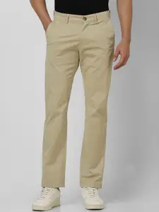 Van Heusen Sport Men  Beige Solid Regular Fit Chinos