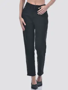 ONLY Women Tapered Fit Mid-Rise Jeans