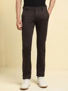 Allen Solly Men Slim Fit Solid Trousers
