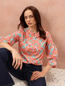 all about you Floral Opaque Printed Casual Shirt