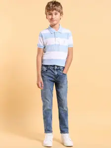 U.S. Polo Assn. Kids Boys Slim Fit Light Fade Jeans
