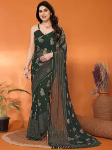 LeeliPeeri Designer Ethnic Motifs Zari Poly Georgette Designer Saree