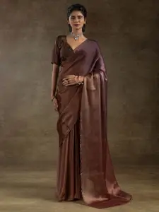 Saree mall Ombre Satin Ready to Wear Sarees