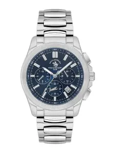SANTA BARBARA POLO & RACQUET CLUB Men Dial & Stainless Steel Analogue Watch