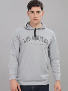 FABRIPPLE Men Printed Hooded Sweatshirt