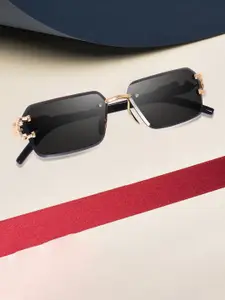 DressBerry Women Rectangle Sunglasses With UV Protected Lens solar 6200