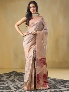 RACHNA Woven Design Zari Banarasi Saree