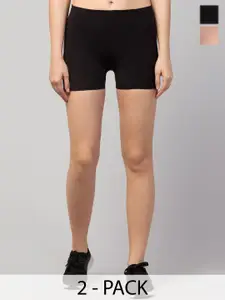 UllasPemium Women Pack of 2 Running Sports Shorts