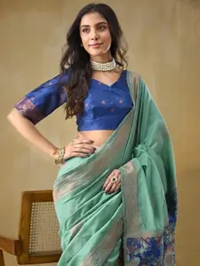 RACHNA Woven Design Zari Banarasi Saree