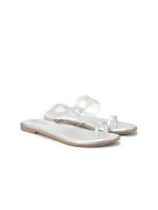 DressBerry Women Embellished Party One Toe Flats