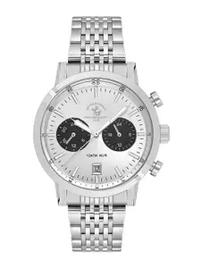 SANTA BARBARA POLO & RACQUET CLUB Men Round Dial & Stainless Steel Bracelet Watch