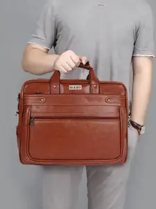 GOLD SKY Unisex Solid Up To 16 Inch Laptop Bag