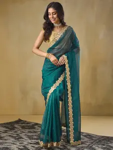 RACHNA Embellished Beads and Stones Saree