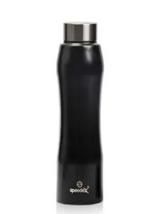 Speedex Black Stainless Steel Water Bottle 1L