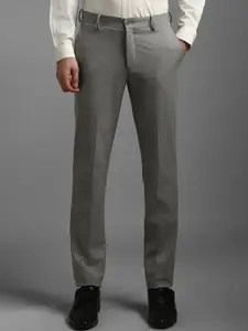 Louis Philippe Men Slim Fit Mid-Rise Regular Trousers