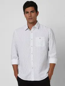 Van Heusen Sport Men Slim Fit Geometric Printed Cotton Casual Shirt