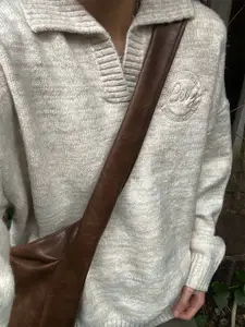 DressBerry Women Shirt Collar Self Design Pullover