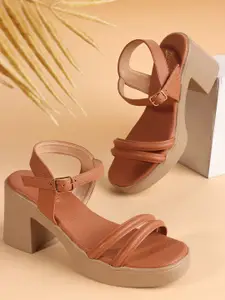 The Roadster Lifestyle Co Women Stylish Trending Ethnic Block Heels