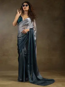Saree mall Ombre Satin Ready to Wear Sarees