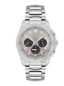 SANTA BARBARA POLO & RACQUET CLUB Men Stainless Steel Analogue Watch SB.1.10582-1-Silver