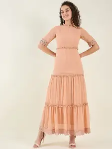 aayu Ruffled Georgette Maxi Dress