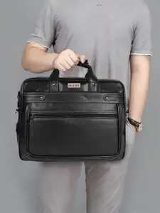 GOLD SKY Men Solid Up To 16 Inch Laptop Bag