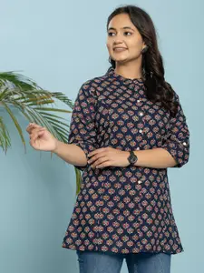 KALINI Women Ethnic Motifs Printed Pure Cotton A-Line Kurti