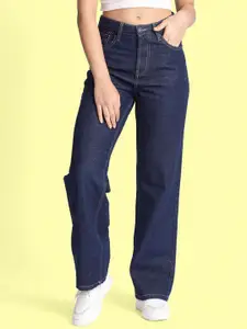 Bene Kleed Women Straight Fit High-Rise Jeans